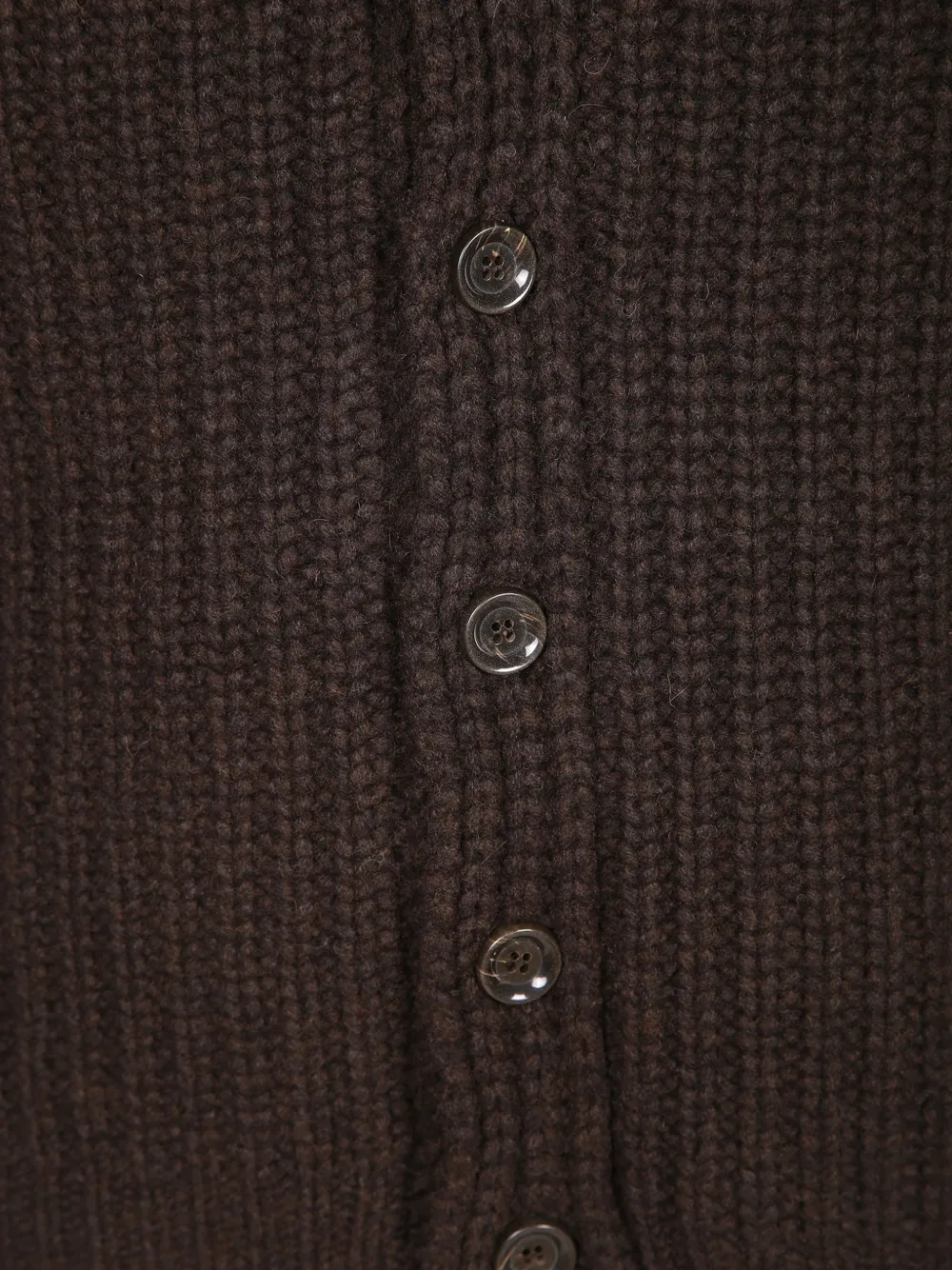 Daniele Fiesoli shawl-collar chunky-knit cardigan Bruin