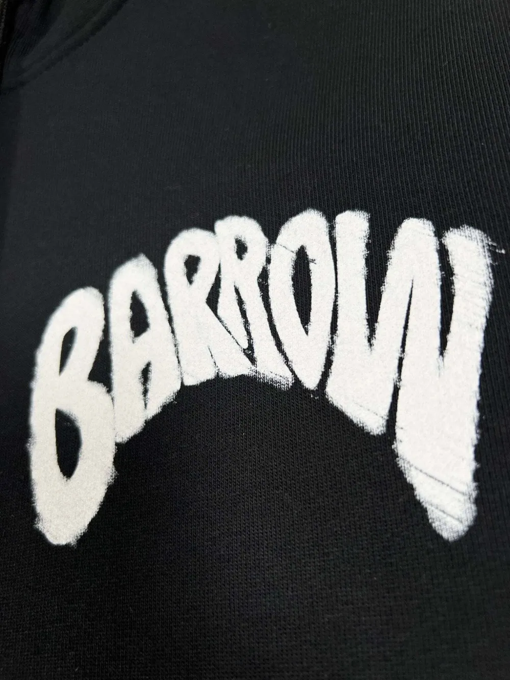 BARROW Hoodie met print Zwart
