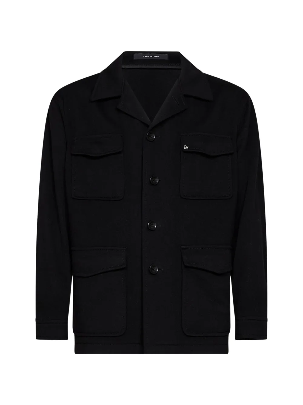 Tagliatore Milton patch-pocket single-breasted jacket - Noir Tagliatore Milton patch-pocket single-breasted jacket - Noir