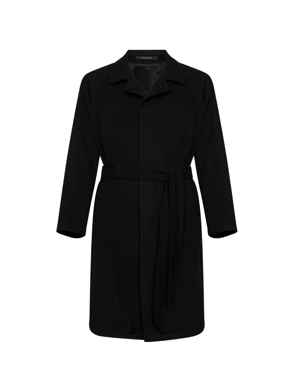 Tagliatore belted single-breasted coat - Noir Tagliatore belted single-breasted coat - Noir