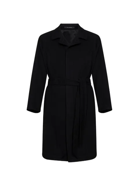 Tagliatore belted single-breasted coat