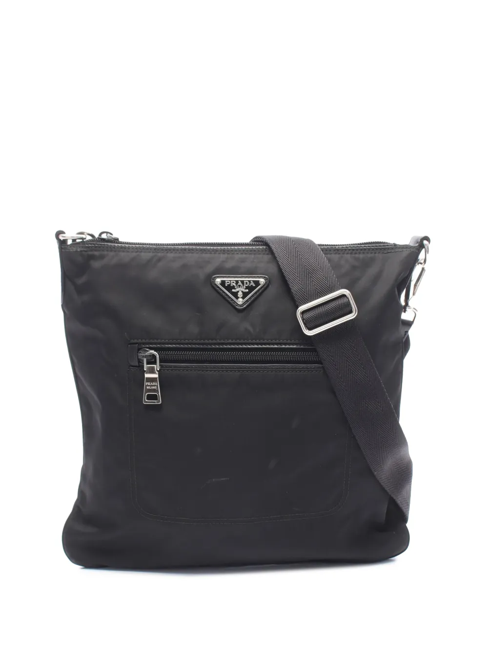 Prada Pre-Owned 2013-2026 Tessuto Zip Top crossbody bag - Nero