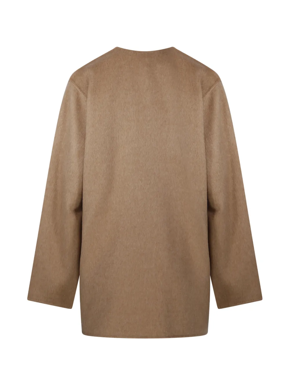 Max Mara Vest van kameelhaar en mohair Beige