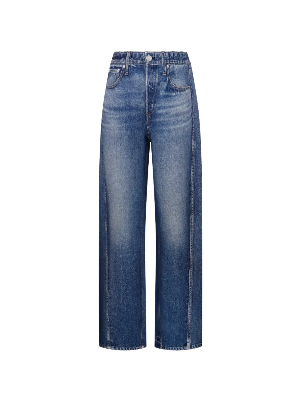 rag & bone Jeans Sutton a gamba ampia - Blu