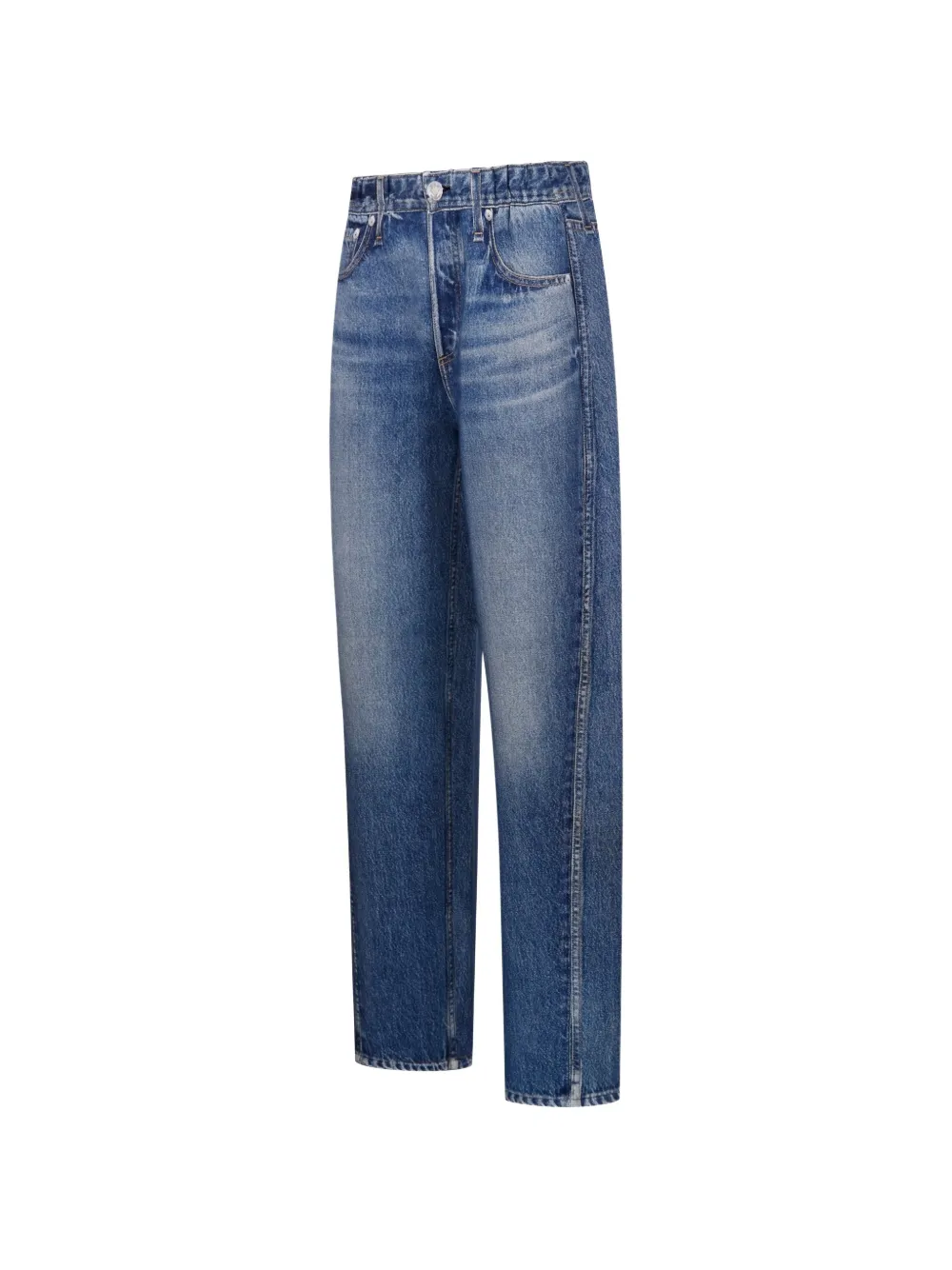 rag & bone Sutton jeans met wijde pijpen Blauw