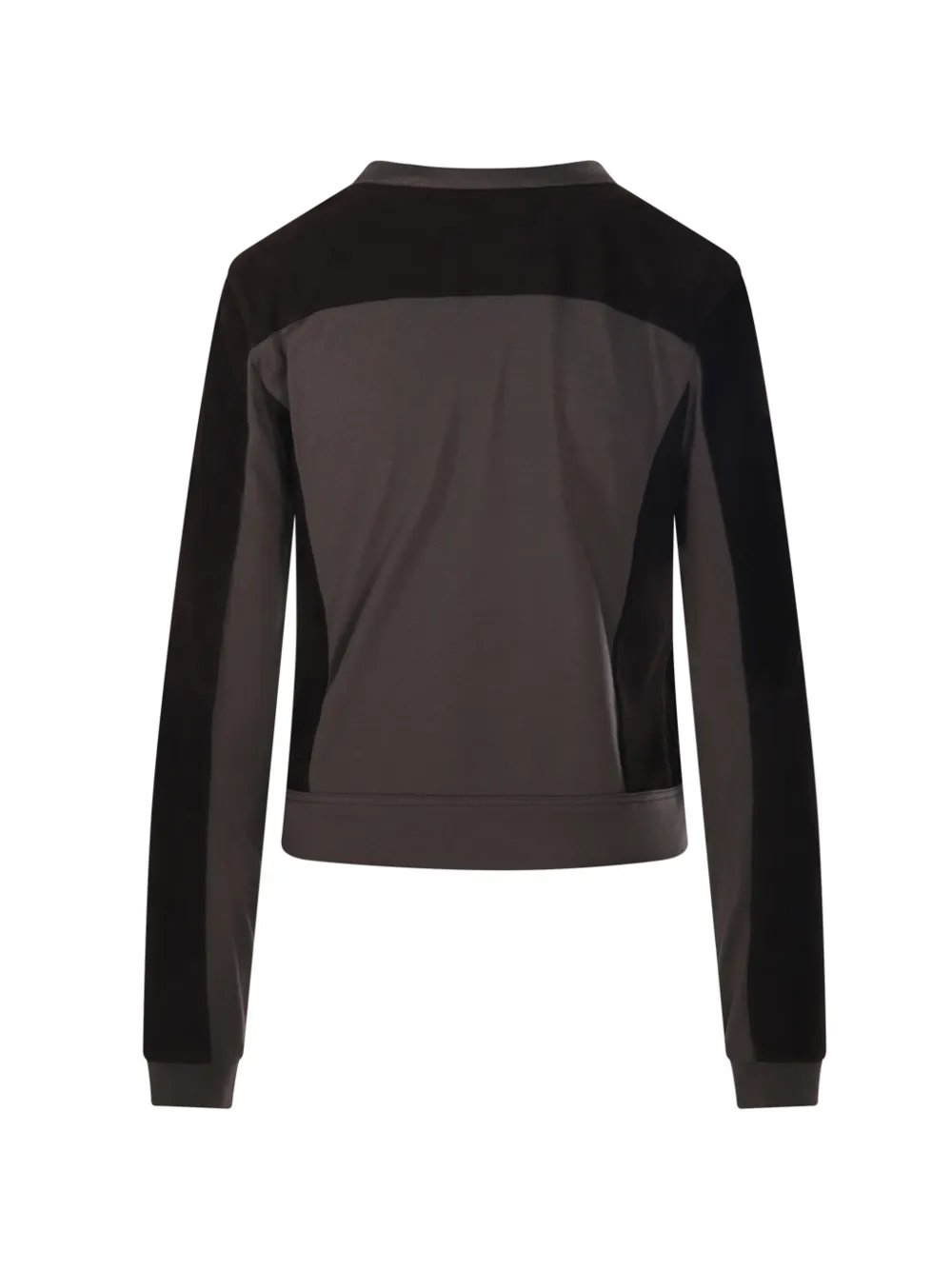 Max Mara Vest met suède vlakken en V-hals Bruin