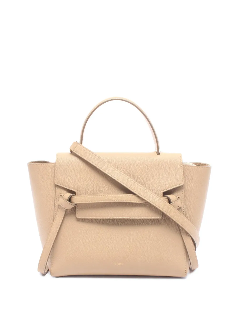 Celine Pre-Owned 2000-2026 Micro Grained Calfskin Belt Bag satchel - Nude