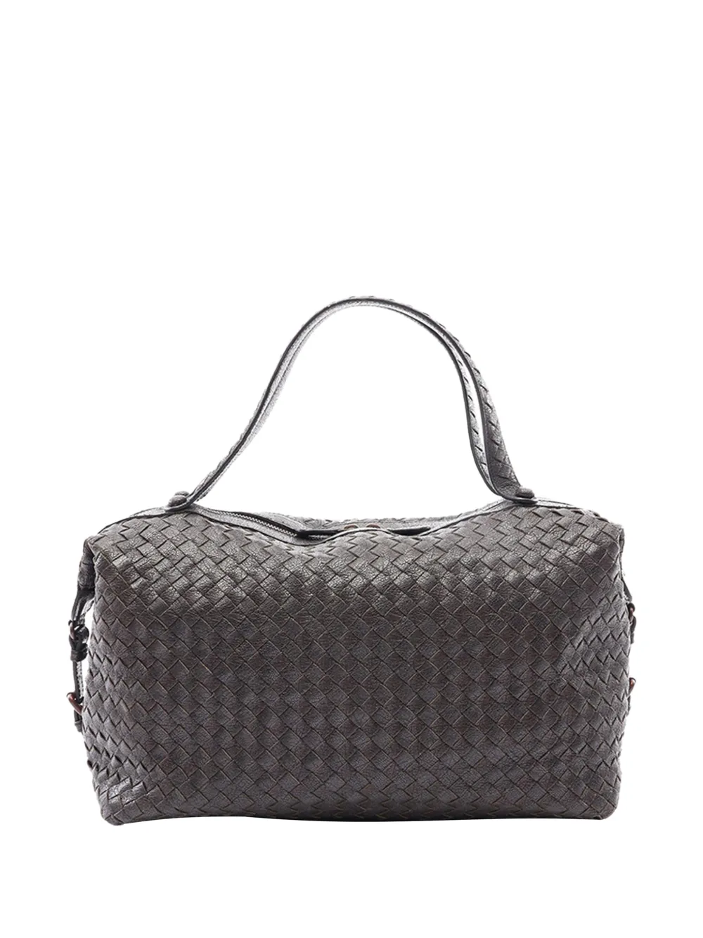 Bottega Veneta Pre-Owned 2012-2026 Leather Intrecciato handbag - Schwarz