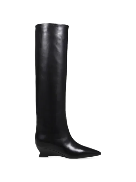 Le Monde Beryl Babouche wedge-heel pointed-toe boots