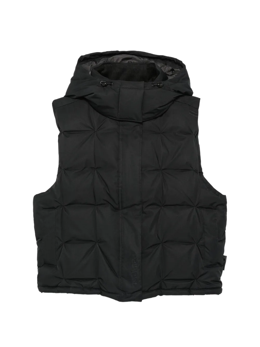 RETHINKIT STUDIOS quilted-pattern gilet - Schwarz