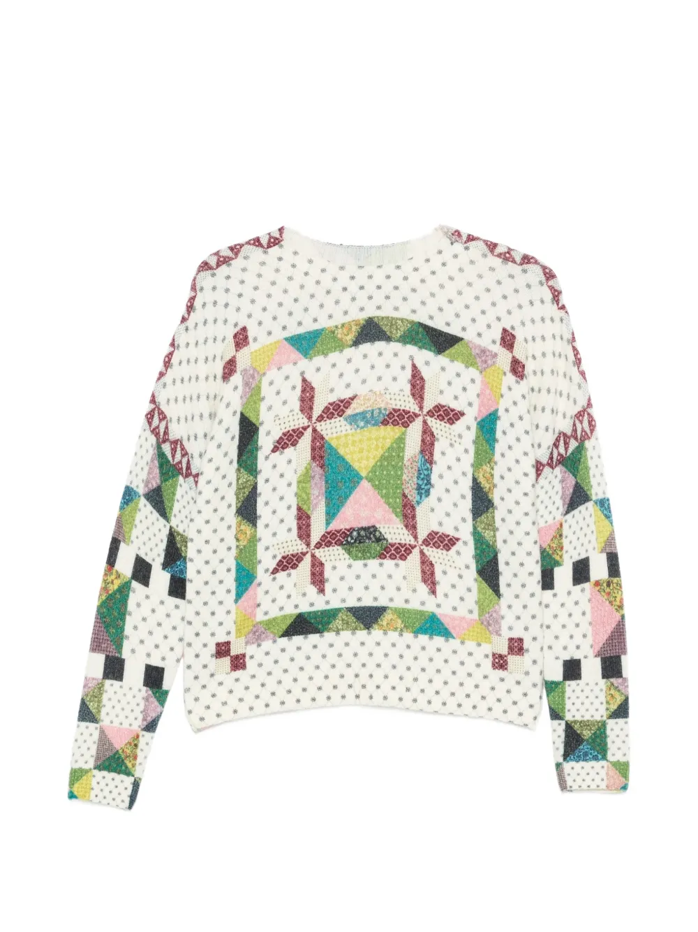 JEi'S geometric-pattern sweater