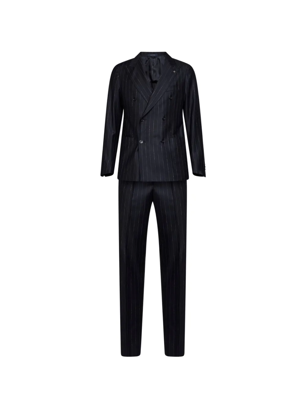 Tagliatore pinstriped double-breasted suit - Blau