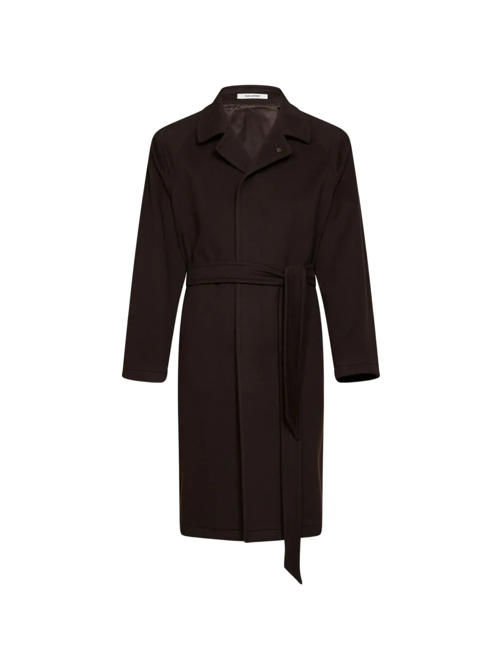 Tagliatore belted single-breasted coat - Marron Tagliatore belted single-breasted coat - Marron