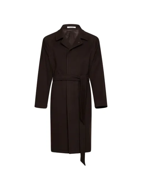 Tagliatore belted single-breasted coat