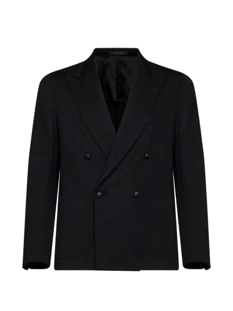 Tagliatore double-breasted peak-lapel blazer