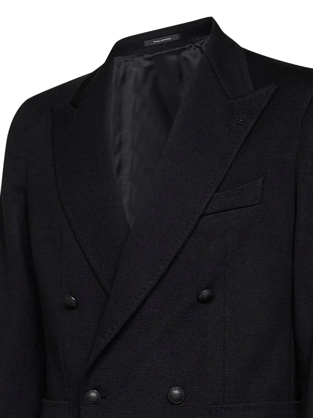 Tagliatore Blazer met dubbele rij knopen Zwart