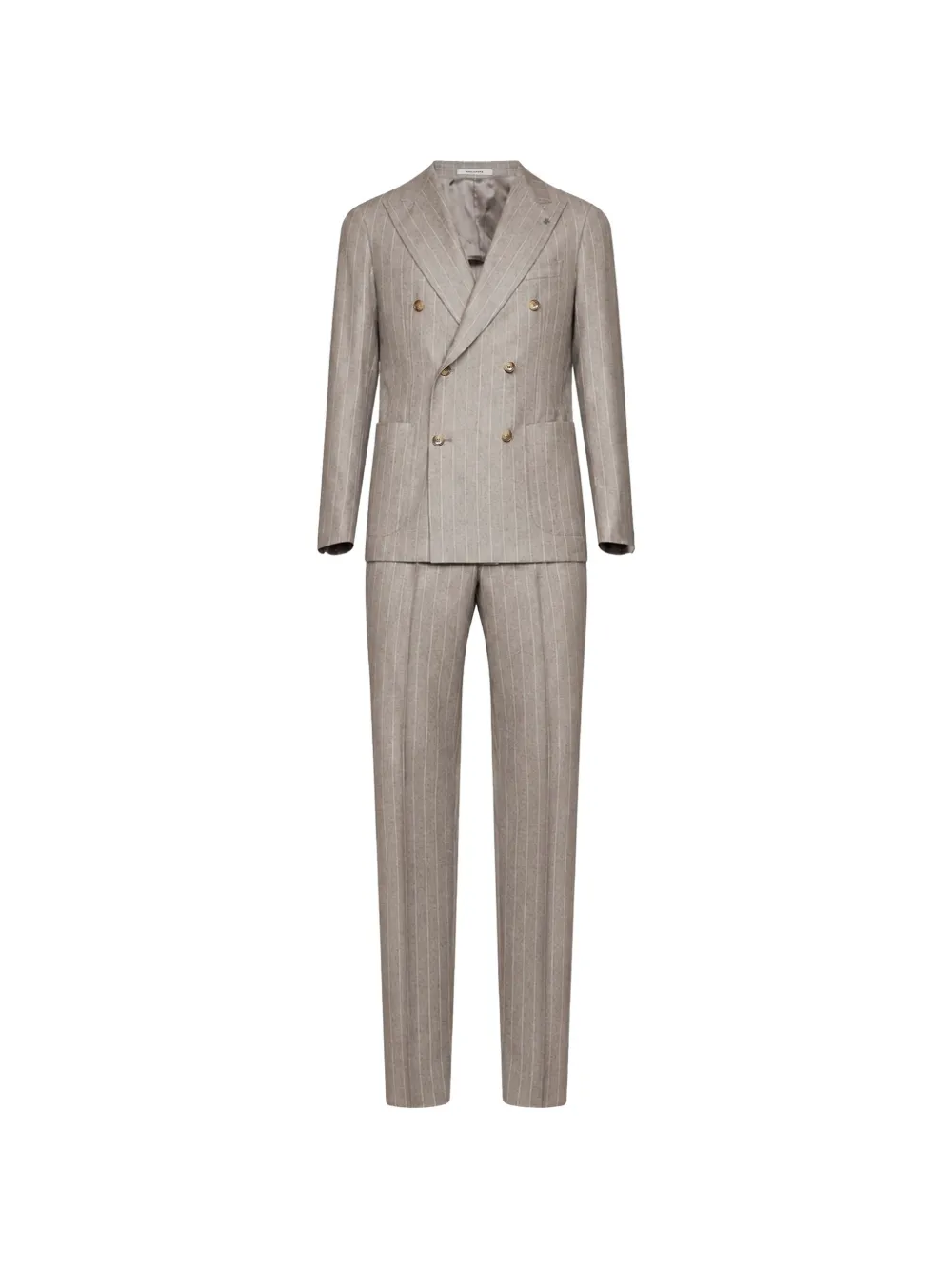Tagliatore pinstriped double-breasted suit - Toni neutri