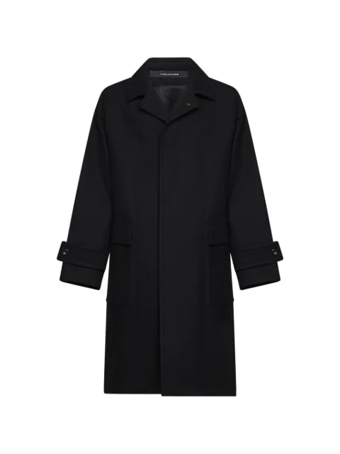 Tagliatore concealed single-breasted coat