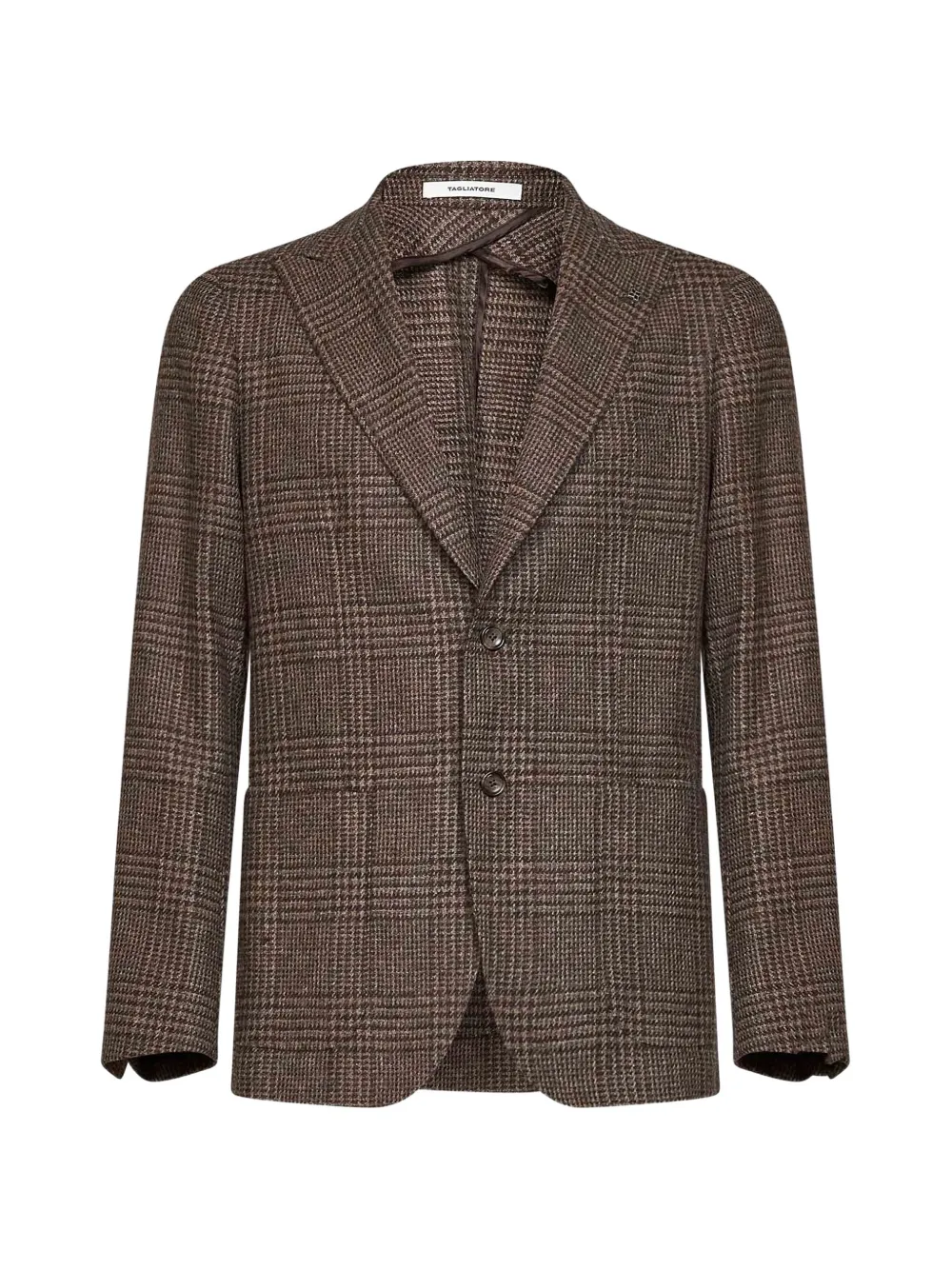 Tagliatore Prince of Wales check-pattern blazer - Braun