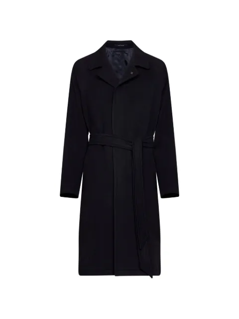 Tagliatore belted single-breasted coat