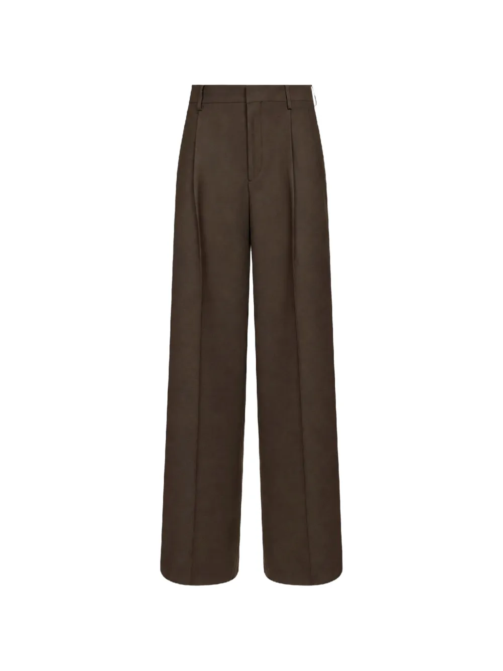 Tagliatore pleated wide-leg trousers - Marron Tagliatore pleated wide-leg trousers - Marron