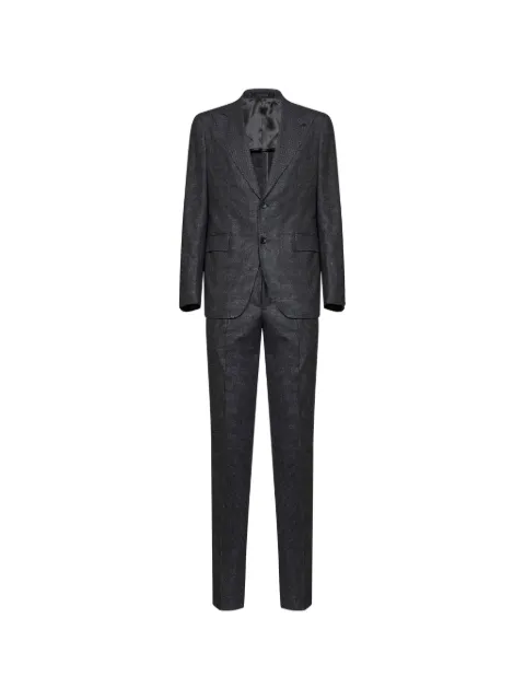 Tagliatore houndstooth single-breasted suit
