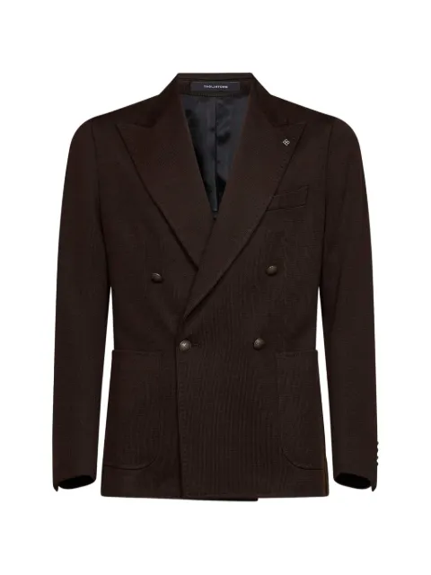 Tagliatore double-breasted peak-lapel jacket