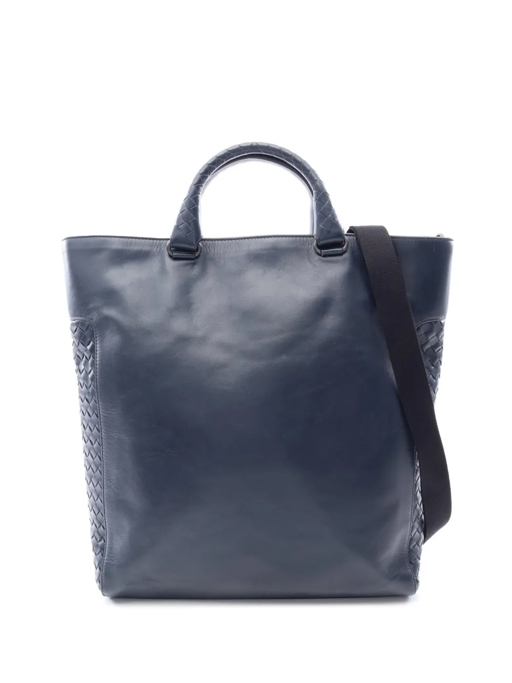 Bottega Veneta Pre-Owned 2012-2026 Nappa Intrecciato satchel - Blau