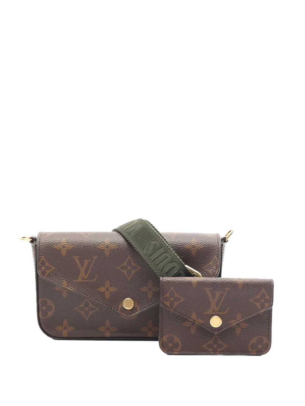 Louis Vuitton Pre-Owned 2021-2026 Monogram Felicie Strap And Go crossbody bag - Braun
