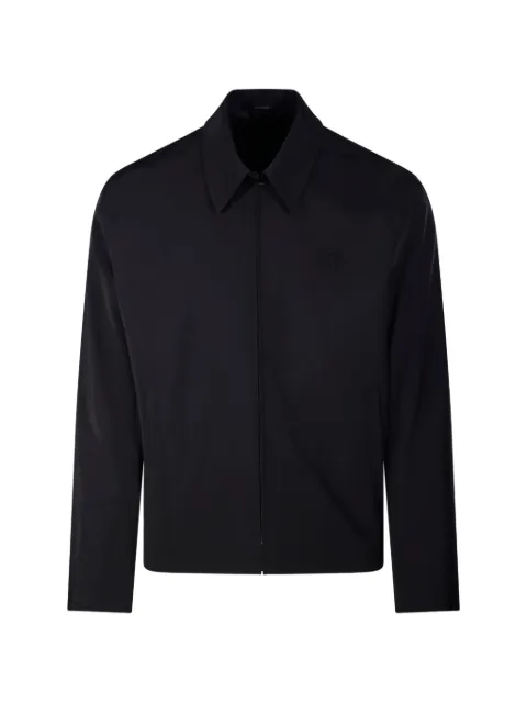 Gucci stretch polyester zip jacket with embroidery