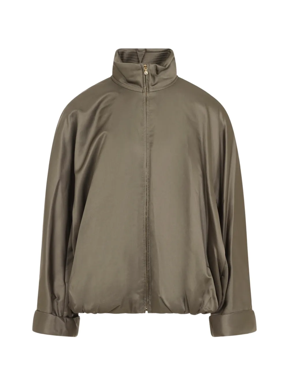 Carven high-neck zip-up jacket - Vert Carven high-neck zip-up jacket - Vert
