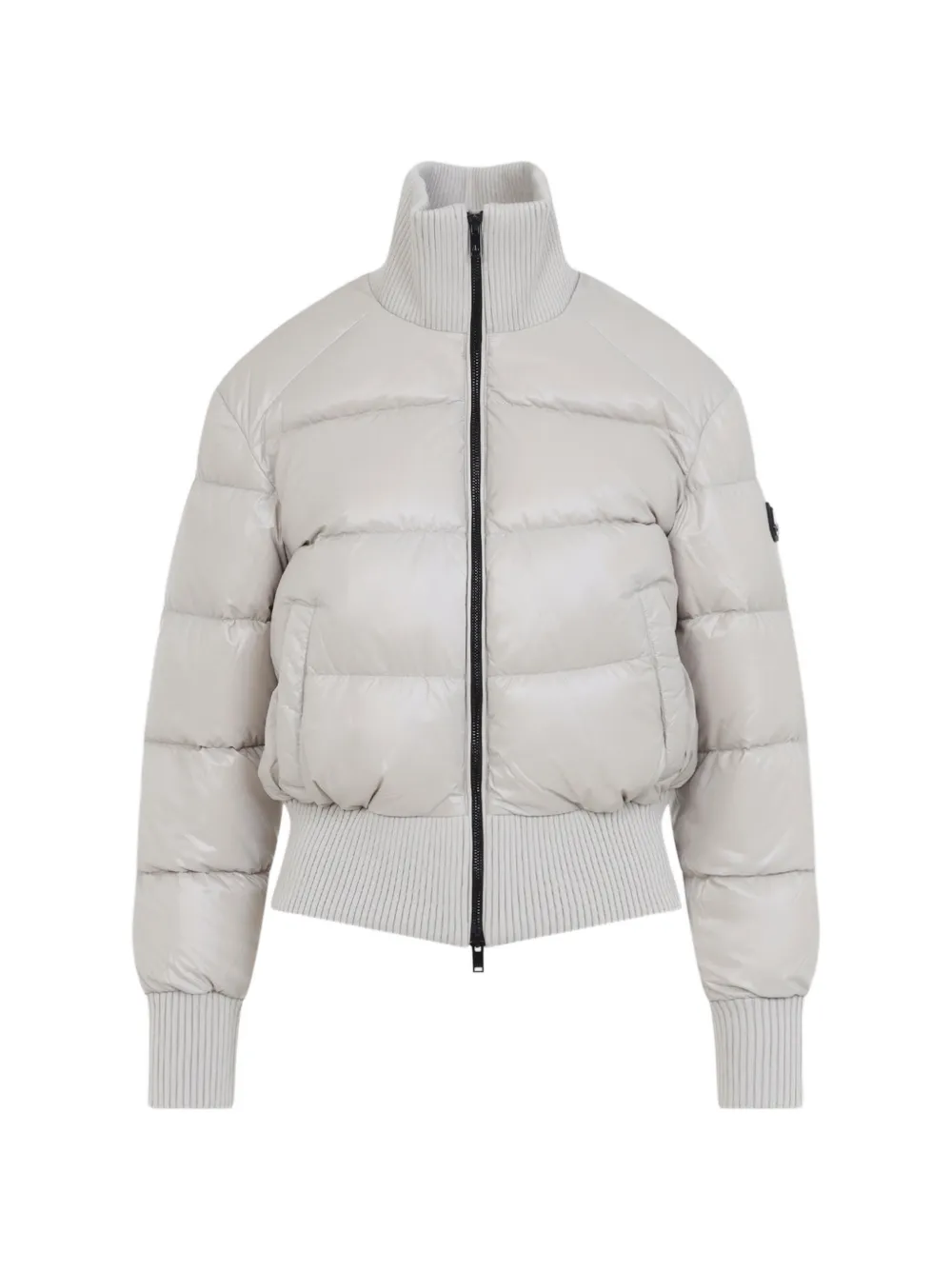 Moose Knuckles high-neck puffer jacket - Weiß