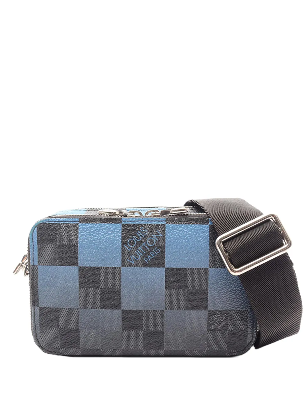Louis Vuitton Pre-Owned 2021-2026 Damier Graphite Giant Alpha Wearable Wallet crossbody bag - Blue