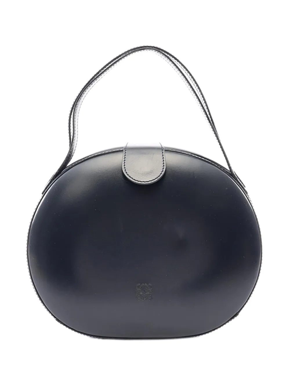 Loewe Pre-Owned 2002-2026 Leather Anagram Round handbag - Blau