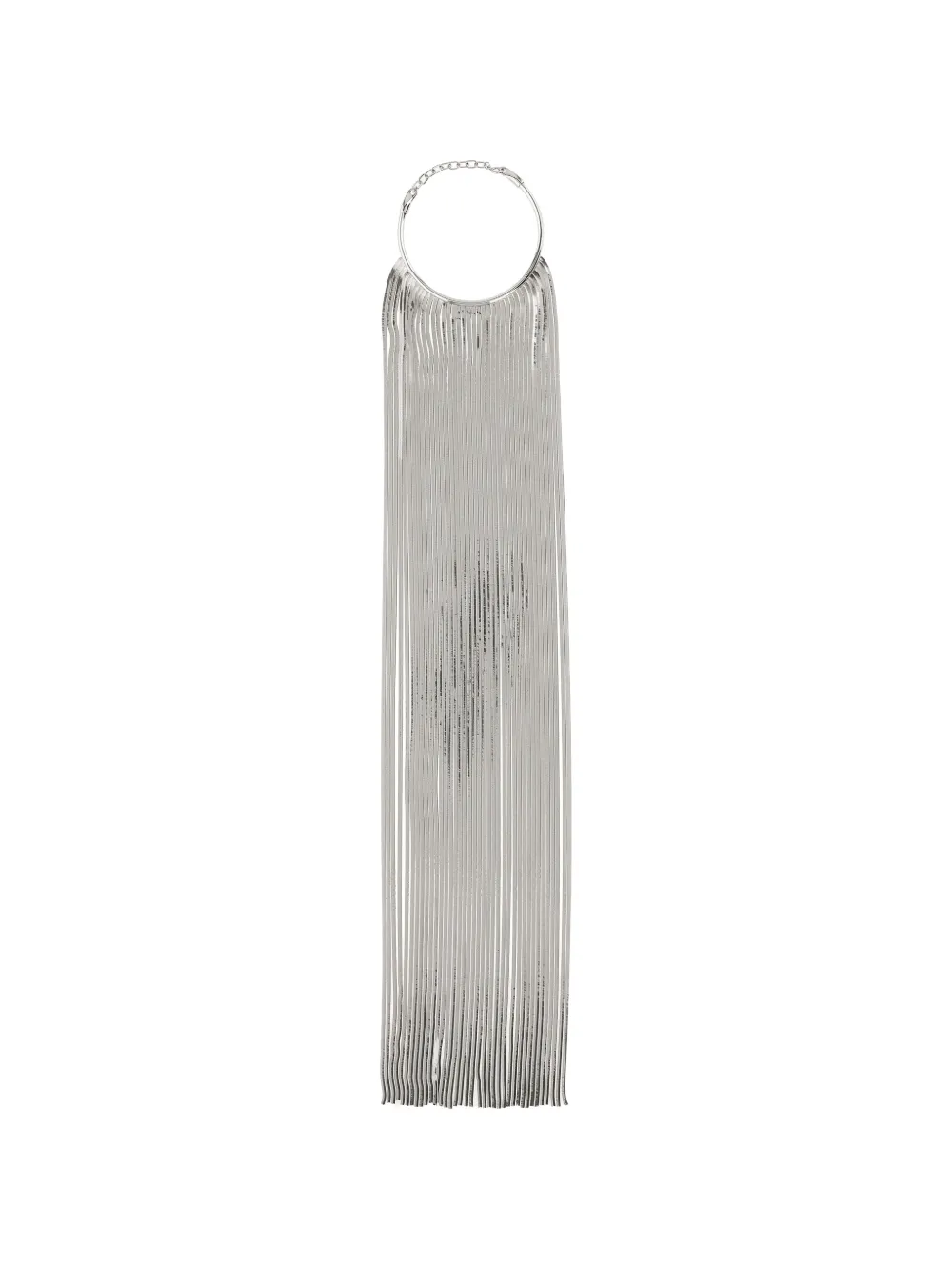 Sportmax fringed necklace - Silber