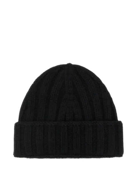  LARMERI STUDIO ribbed-cashmere beanie hat