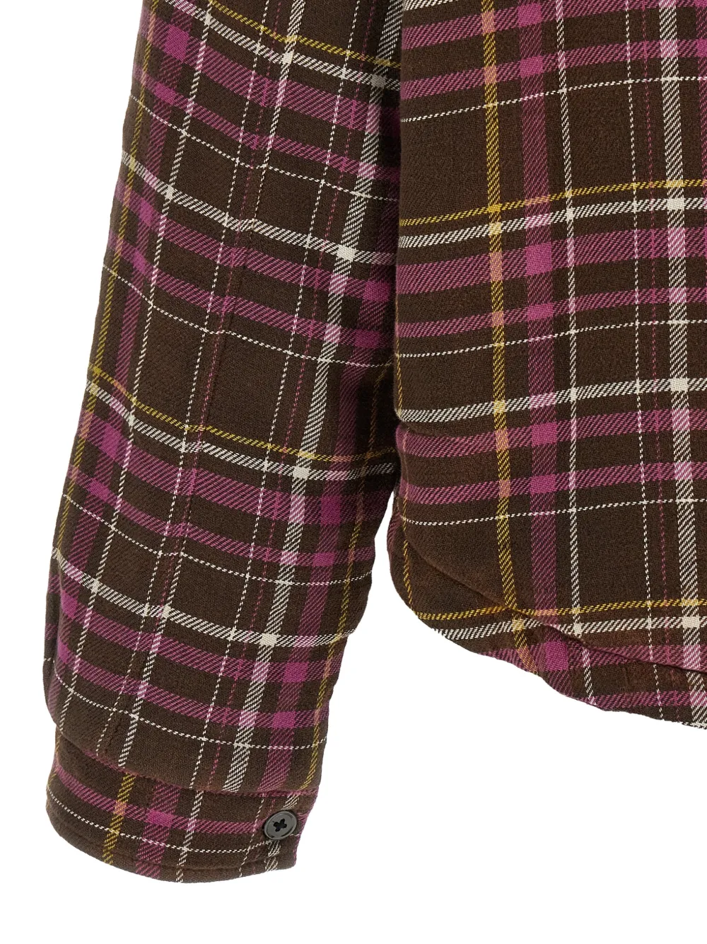 R13 Gewatteerd cropped jack Bruin