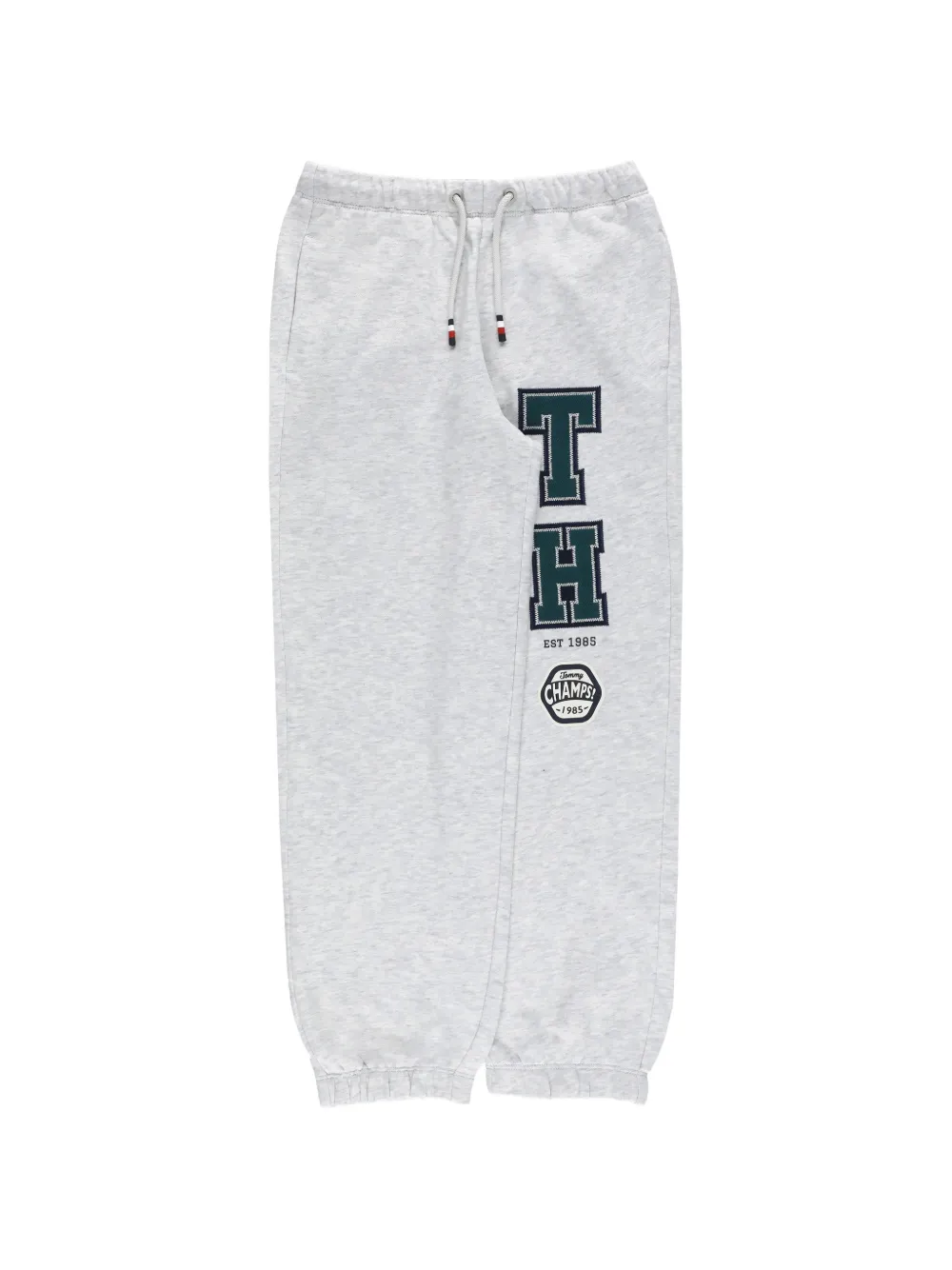 Tommy Hilfiger Junior logo-patch track pants Grijs