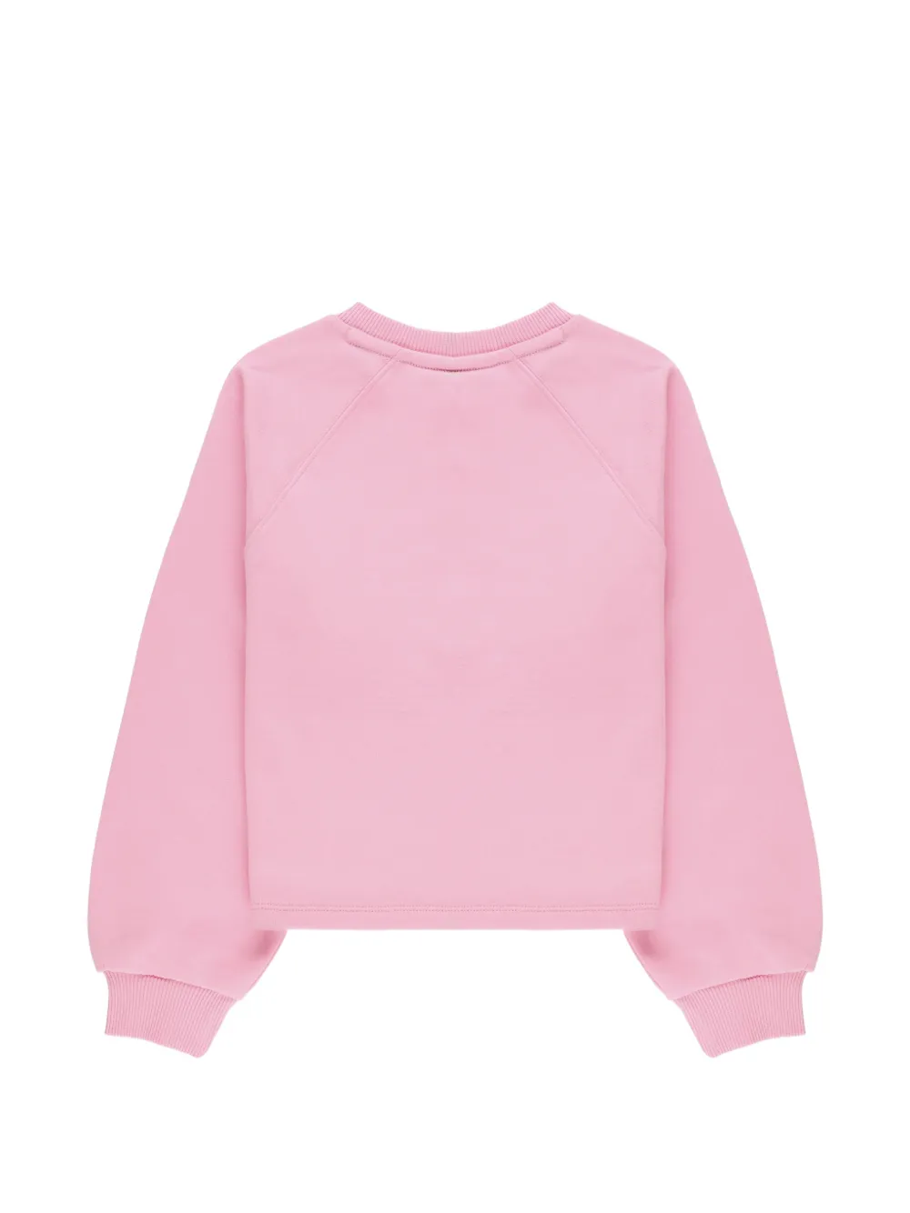 Tommy Hilfiger Junior logo-patch raglan-sleeve sweatshirt Roze