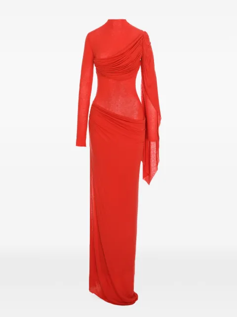 MANURÍ Medeea draped maxi dress