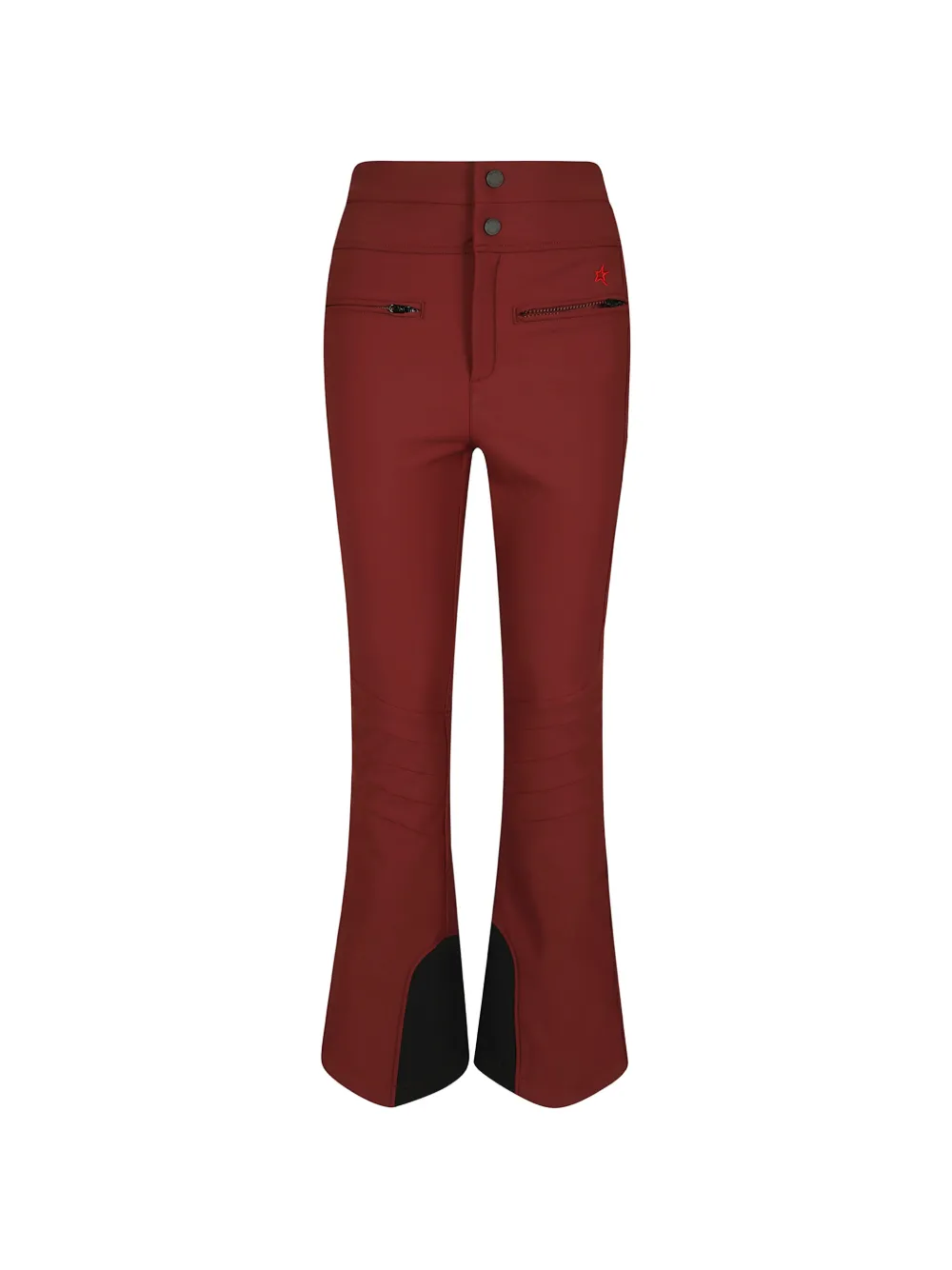 Perfect Moment high-waist Aurora flare ski pant Rood