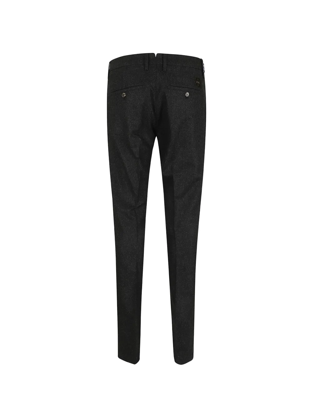 Jacob Cohën Broek met logo-patch en gemêleerd effect Grijs