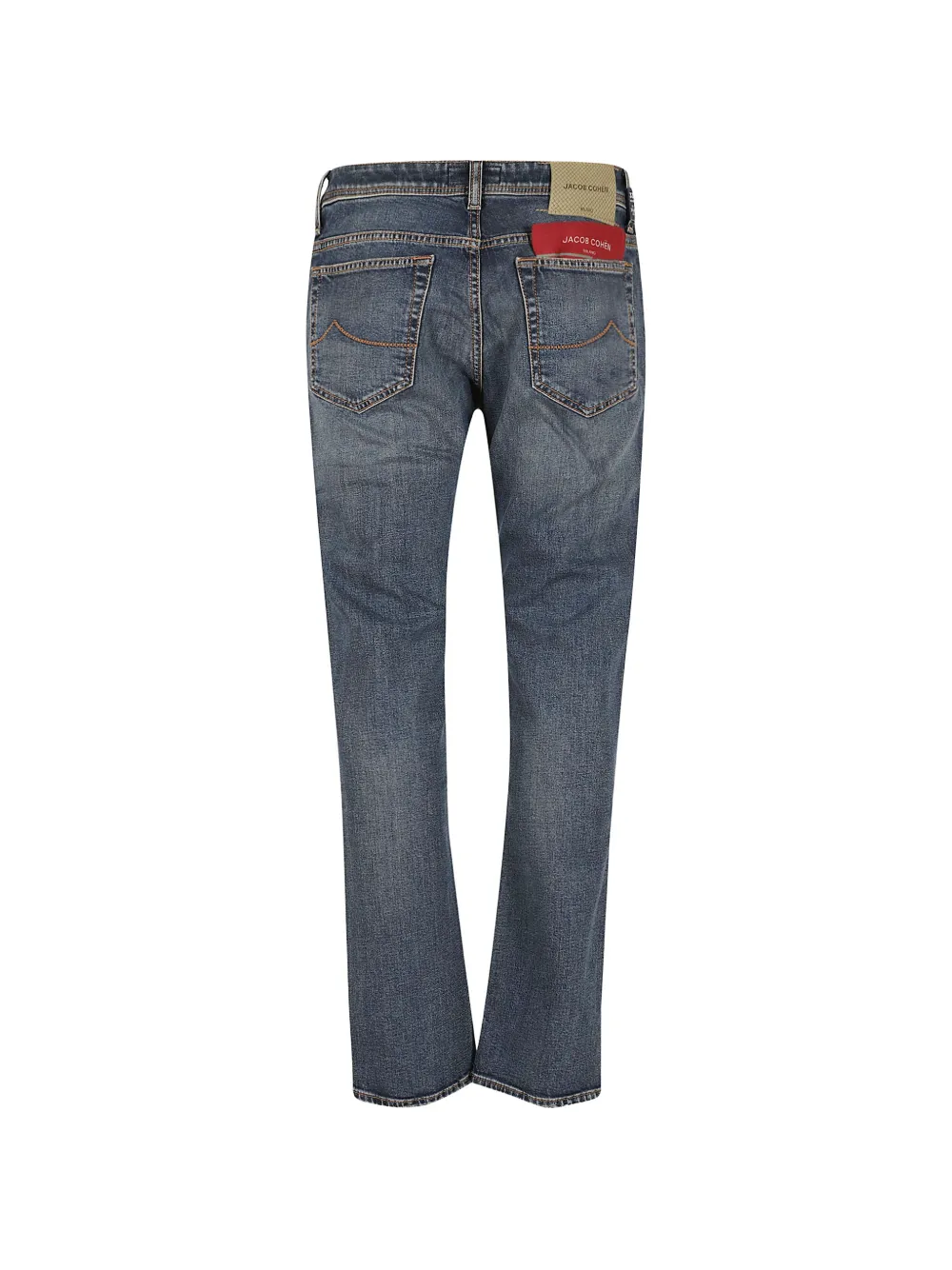 Jacob Cohën Straight jeans met vervaagd effect Blauw