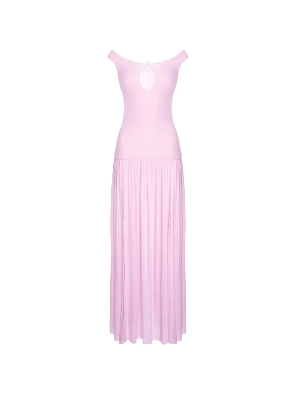 MANURÍ Coco off-shoulder midi dress - Pink