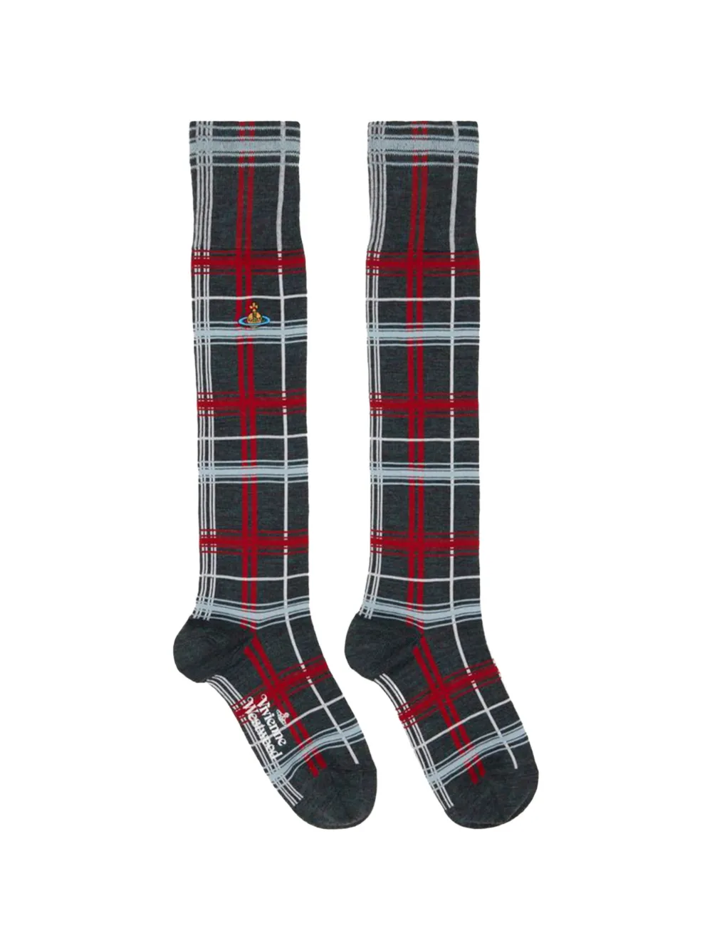 Vivienne Westwood Multicheck High Sock