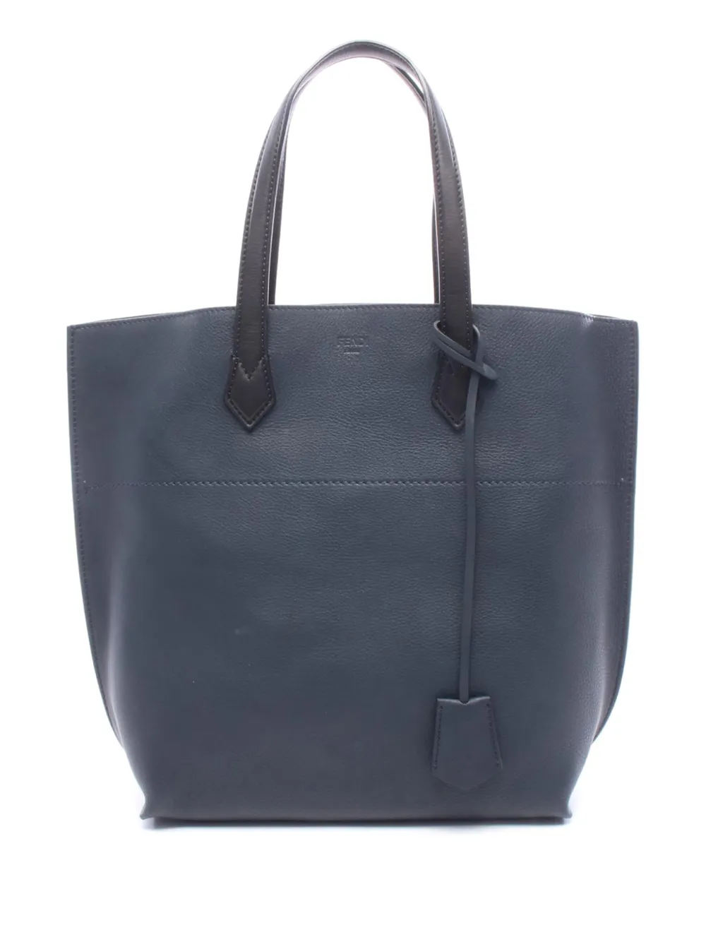 Fendi Pre-Owned 2000-2010 Small Leather All In Shopping tote bag - Blu