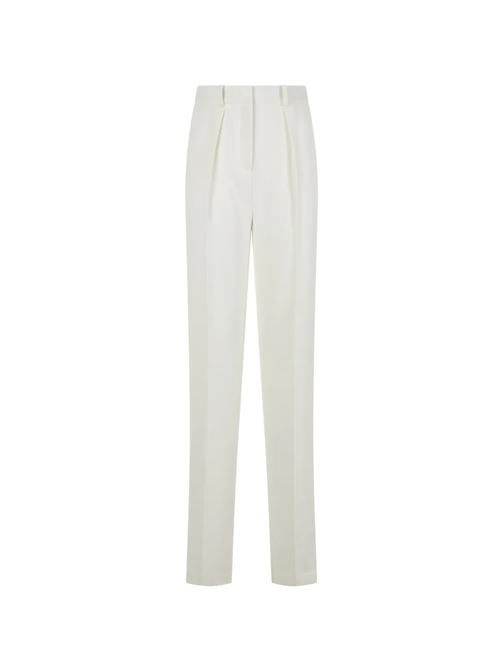 Elisabetta Franchi pleated-detail tailored trousers Wit