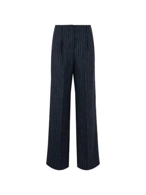 slowear x Incotex pinstripe-print pleated trousers