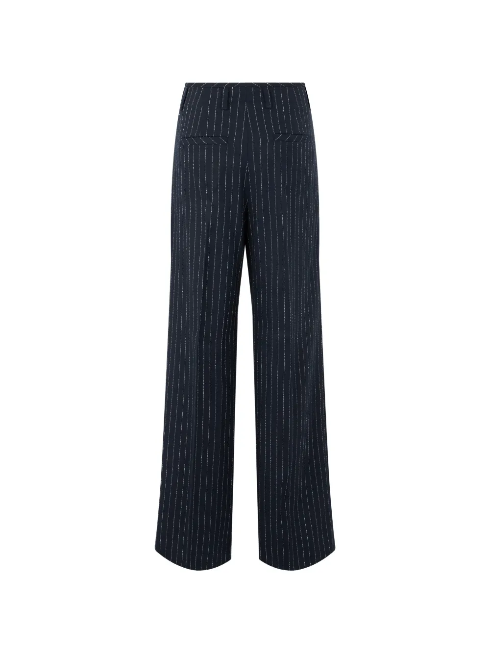 slowear x Incotex plooibroek met krijtstreep Blauw