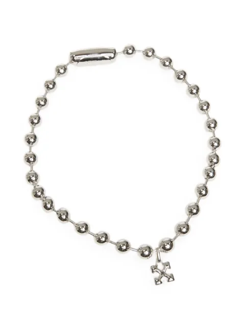 Off-White Arrow ballchain necklace